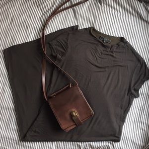 Vibe Forest/Olive Green Lined Maxi Dress